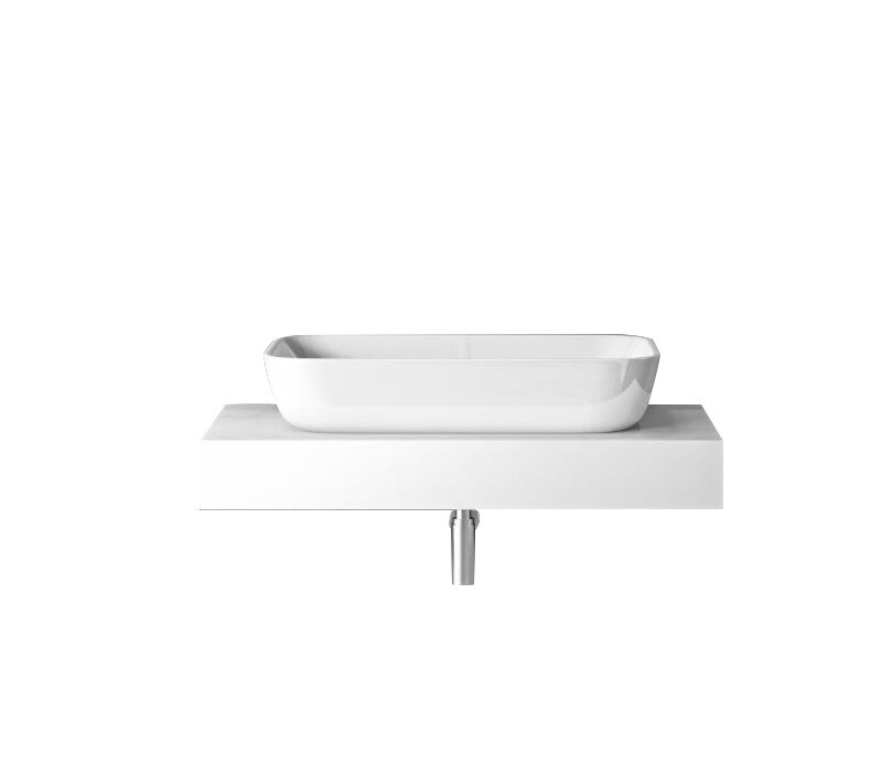 TOP ΒΑΣΗ STONE 70cm χρ WHITE με γκρι νερά S3BTOP-CT1-71WH