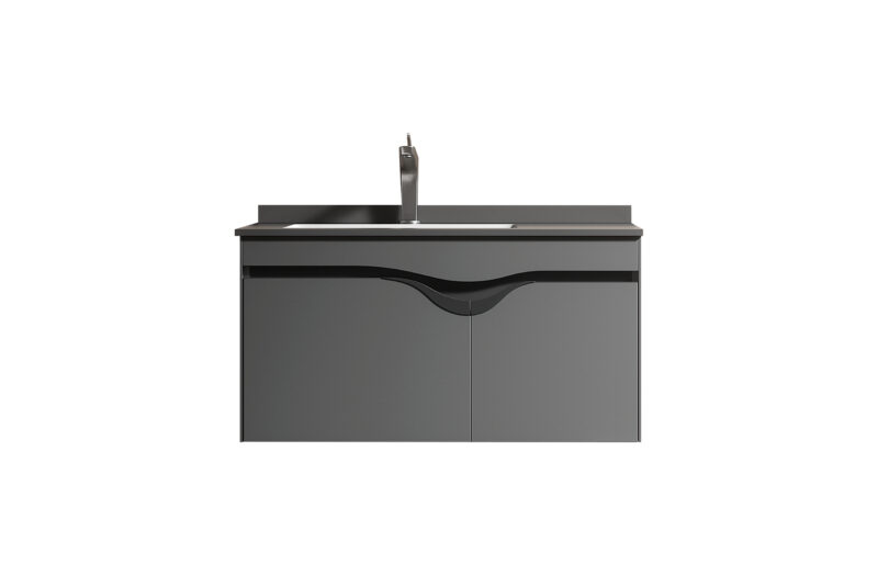 Σετ Πάγκου DIVA 80 cm Κόντρα Πλακέ Θαλάσσης (Plywood) χρ. ΑΝΘΡΑΚΙ S3BDIV080ANTH