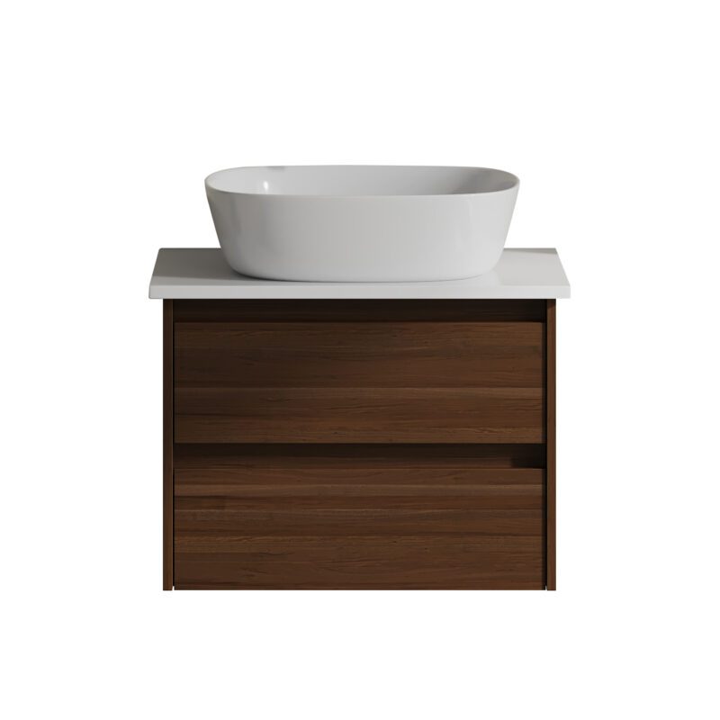 Σετ Πάγκου EVELYN TOP 60cm χρ.BROWN S3BEVET060BR