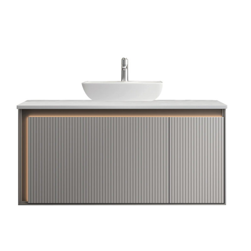 Σετ Πάγκου GREYS TOP 100cm χρ.LIGHT GREY S3BGRET100LGR