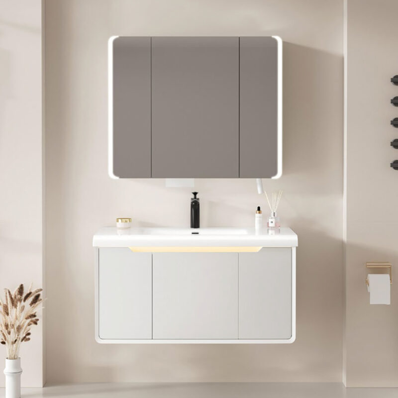 ΣΕΤ ΕΠΙΠΛΟΥ MICHELE PLYWOOD 100cm χρ.SILVER BEIGE 9SMIC100SL