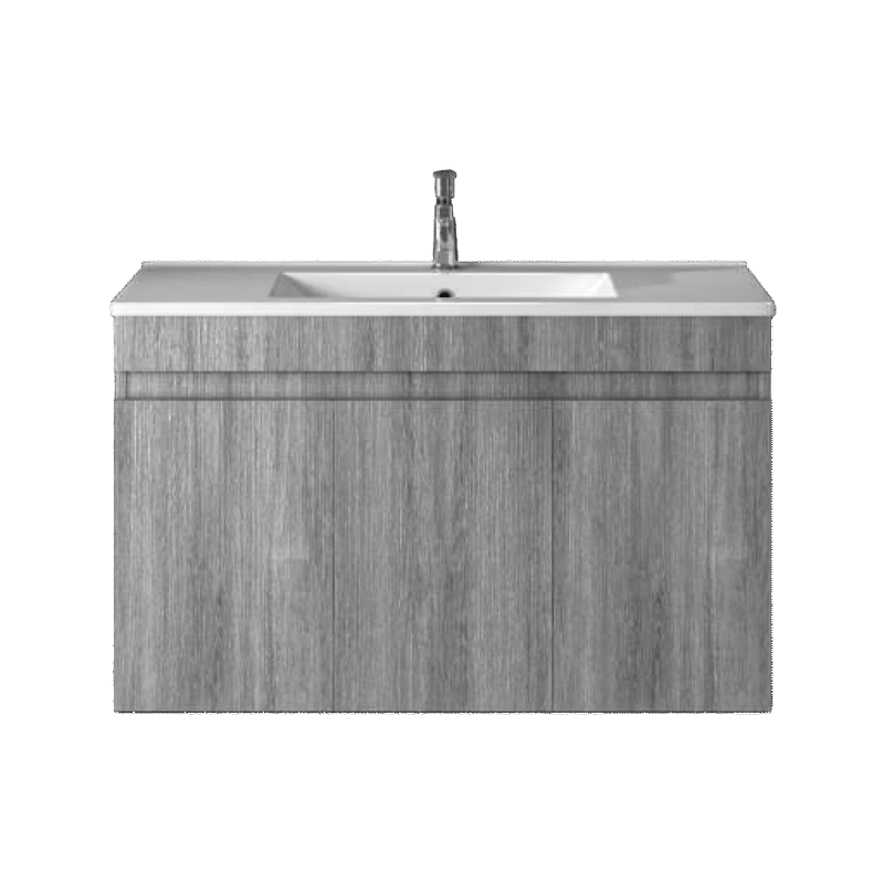 Πάγκος OMEGA GREY OAK 75 S3BOM075GO0 72x44x60, Νιπτήρας 75x45