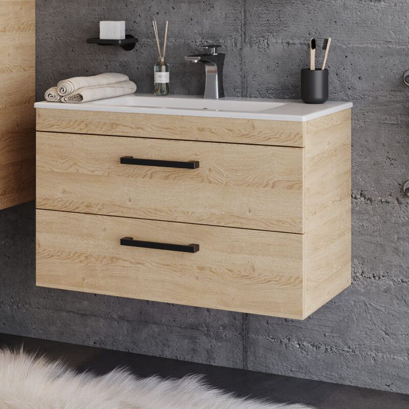 Πάγκος SANTA χρ. Beige MDF 18mm 80 S3BSANT080BE 80x46x52cm