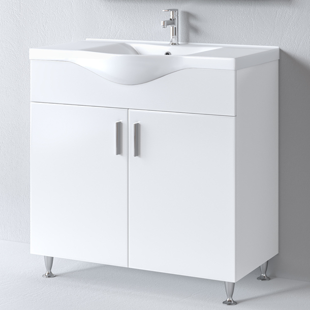 Σετ Έπιπλο Μπάνιου SIENA WHITE 9SSI - Image 7