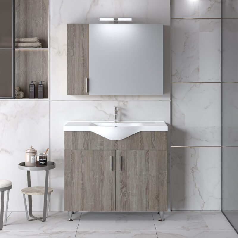 Σετ Έπιπλο Μπάνιου SIENA WHITE 9SSI - Image 4