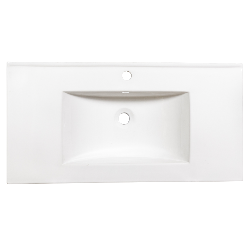 Νιπτήρας SLIM 90 γυαλιστερή πορσελάνη 90x46cm