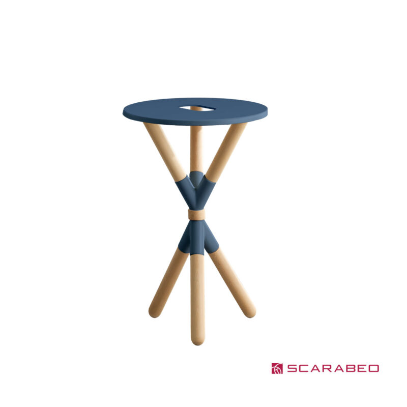 Έπιπλο μπάνιου Cross χωρίς οπή για μπαταρία πάγκου και νιπτήρα, Scarabeo Ocean (blu)