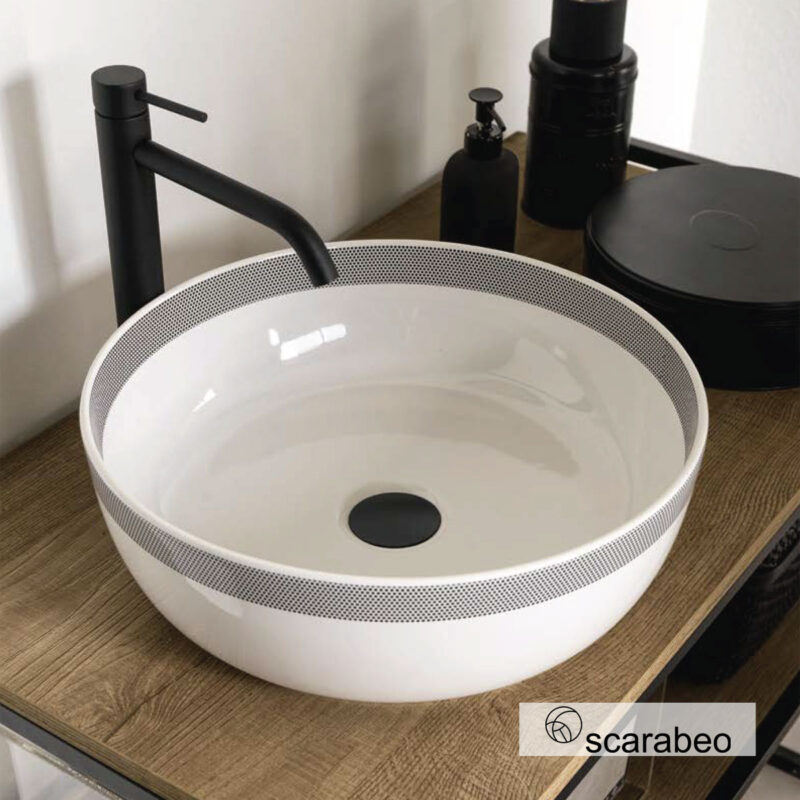 ΝΙΠΤΗΡΑΣ GLAM Φ39 SCARABEO FASCIA SFERA NERO