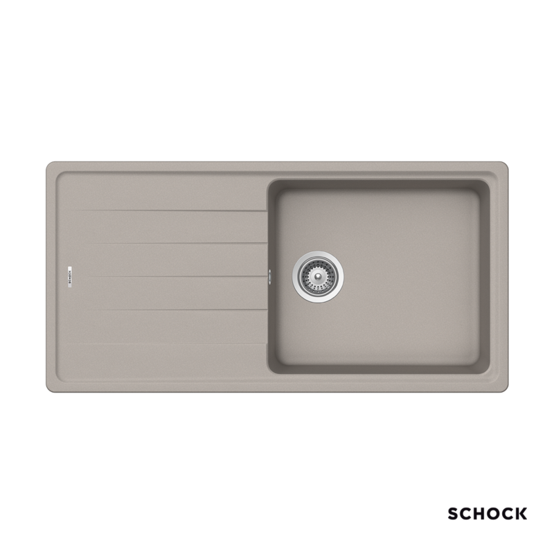 Νεροχύτης Κουζίνας Γρανίτη Element 100x50 Schock Cristalite Concrete Granite