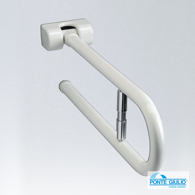 Μπάρα Τοίχου Ανακλινόμενη με Χαρτοθήκη 80εκ. Paint ΑΜΕΑ White