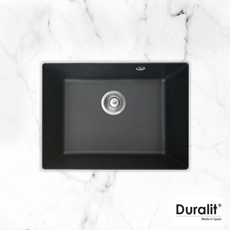 Νεροχύτης Κουζίνας Συνθετικός Υποκαθήμενος 60x50 Duralit Graphite