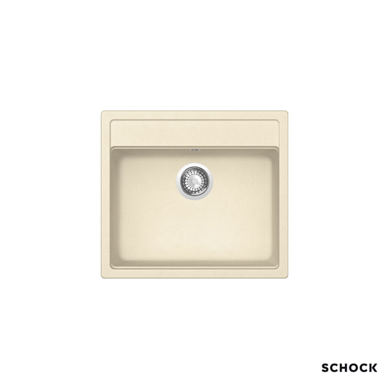 Νεροχύτης Κουζίνας Γρανίτη Manhattan 57x51 Schock Vanilla Granite