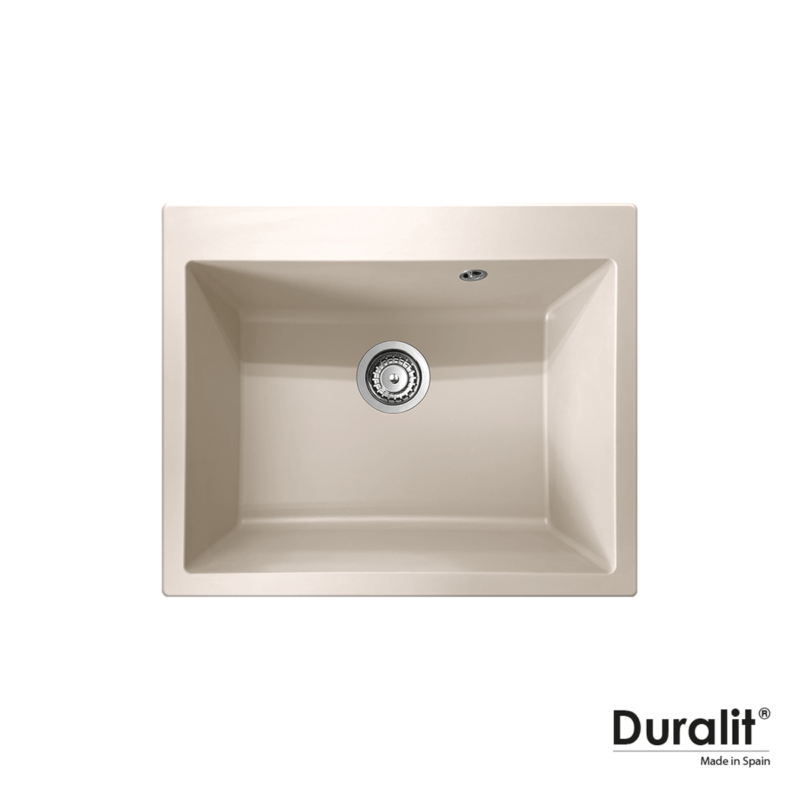 Νεροχύτης Κουζίνας Συνθετικός 60x50 Duralit Beige