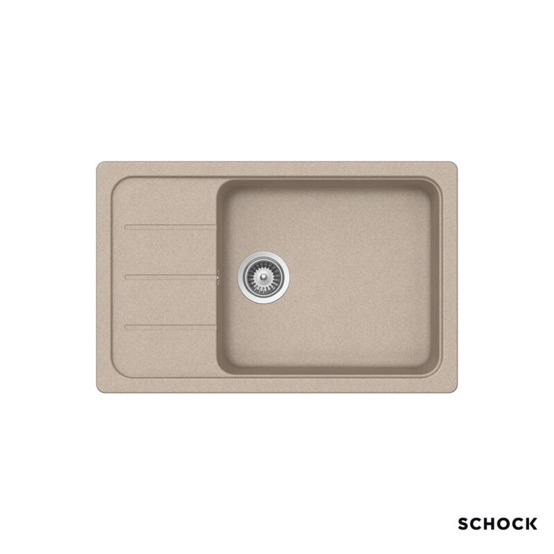 Νεροχύτης Κουζίνας Γρανίτη Element 78x50 Schock Cristalite Sabbia Granite