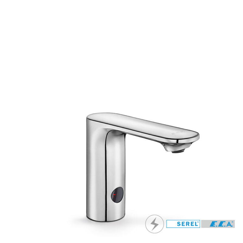 Ηλεκτρονική Κάνουλα Ρεύματος (Μόνο κρύο), SEREL ECA Chrome