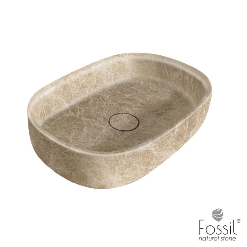 ΝΙΠΤΗΡΑΣ ΜΑΡΜΑΡΙΝΟΣ DUNE 55x38 H.14 FOSSIL PATARA BEIGE