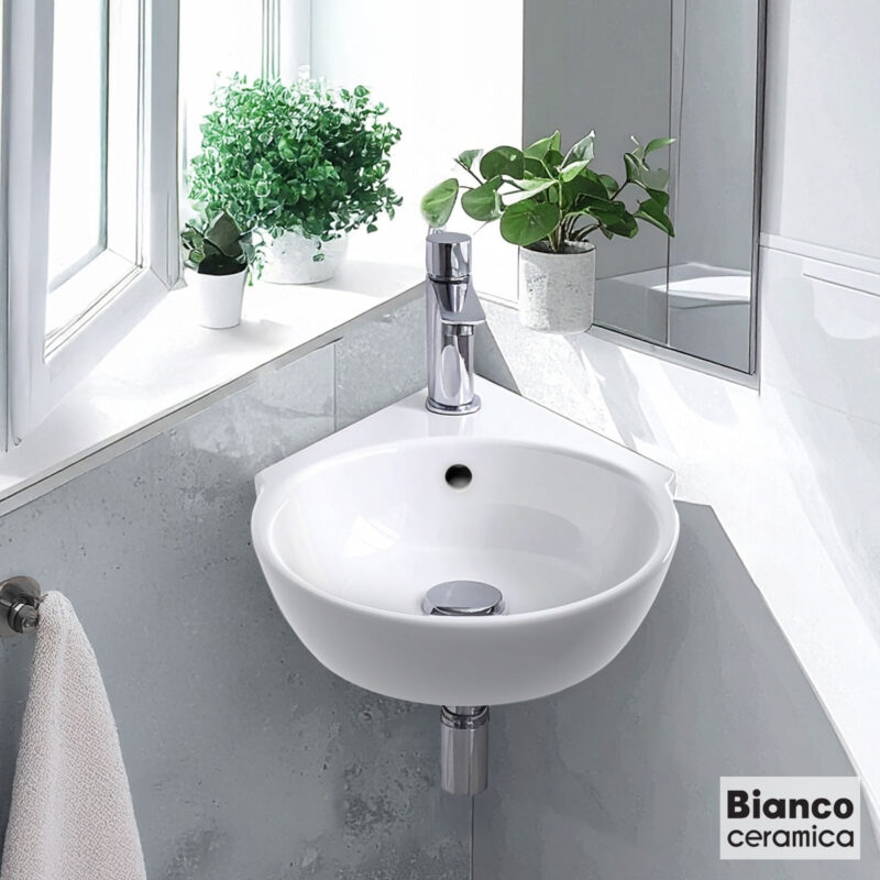 ΝΙΠΤΗΡΑΣ NOOK 29,5x31,5 BIANCO CERAMICA WHITE