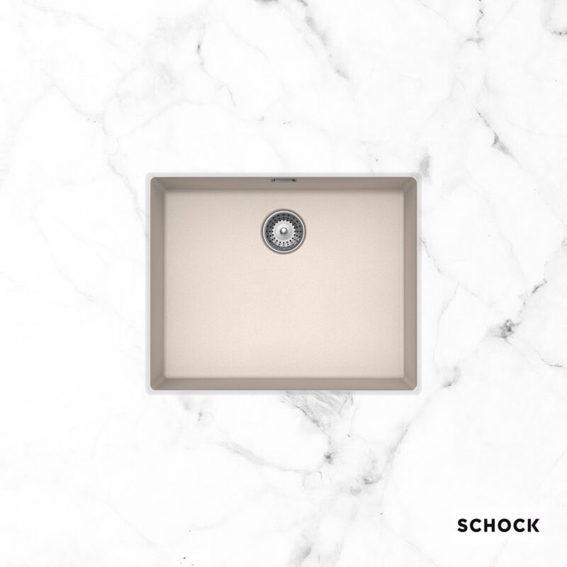 Νεροχύτης Κουζίνας Γρανίτη Manhattan Υποκαθήμενος 55,6x45,6 Schock Cristalite Everest Granite