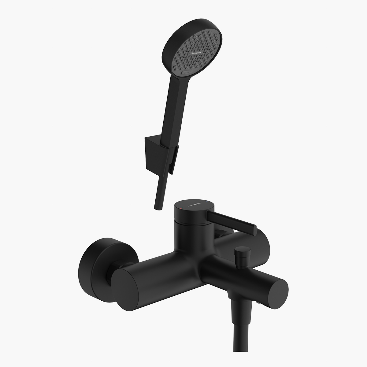 Zesis S Ecosmart Black Matt Σετ Μπαταρίας Λουτρού