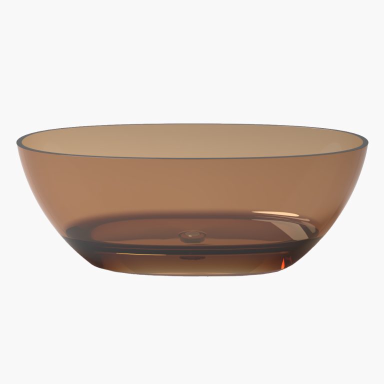 Crystalglow Dessert Yellow Μπανιέρα ελεύθερης τοποθέτησης resin 170x78x56cm