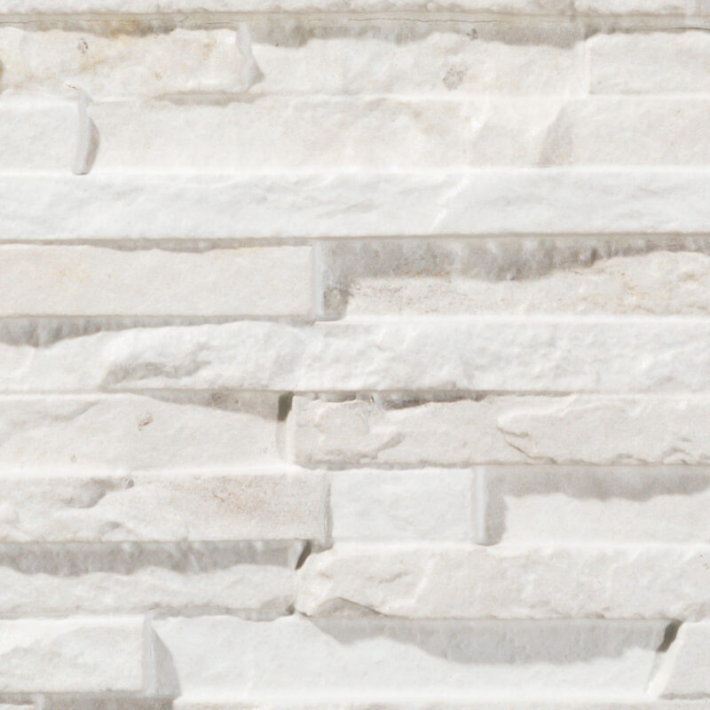 Centenar White Matt Πλακάκι Ρεκτιφιαρισμένο 17x52cm 10mm