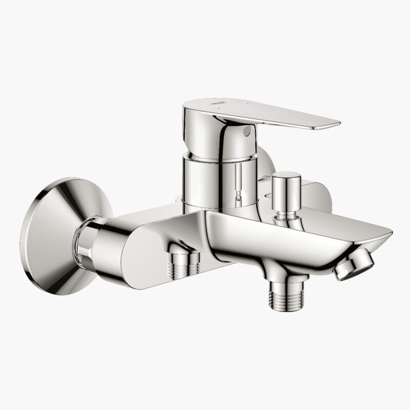 Bauedge Chrome Μπαταρία Λουτρού (23604001)
