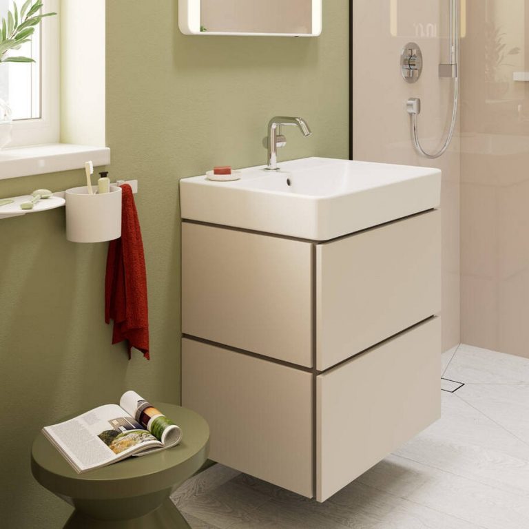 Tecturis S Fine 110 Ecosmart Plus Chrome Μπαταρία Νιπτήρα επικαθήμενη - Image 4