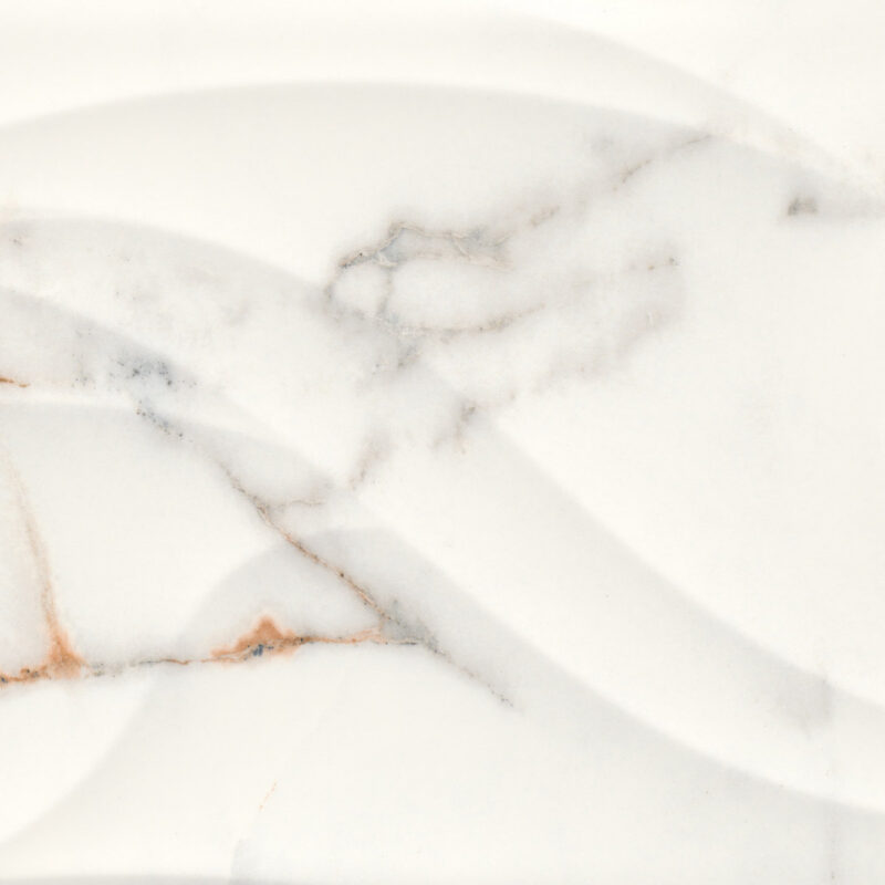 Marlen Caramel Wave 2 Glossy Πλακάκι Ρεκτιφιαρισμένο 30x90cm 7mm