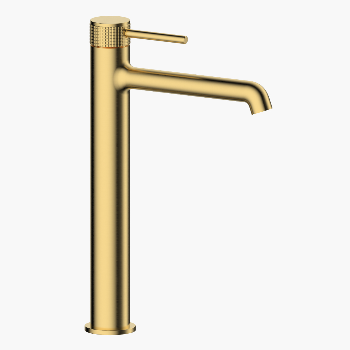 Amelia Gold Brushed PVD Μπαταρία Νιπτήρα υψηλή επικαθήμενη με click-clack βαλβίδα