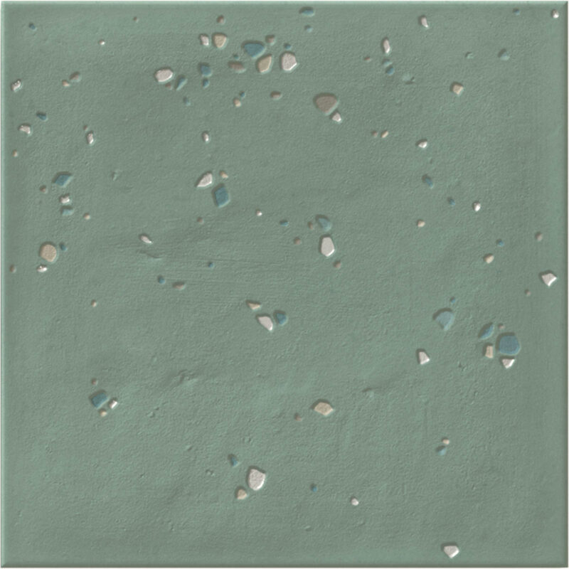Stardust Pebbles Teal Matt Πλακάκι 15x15cm 10mm