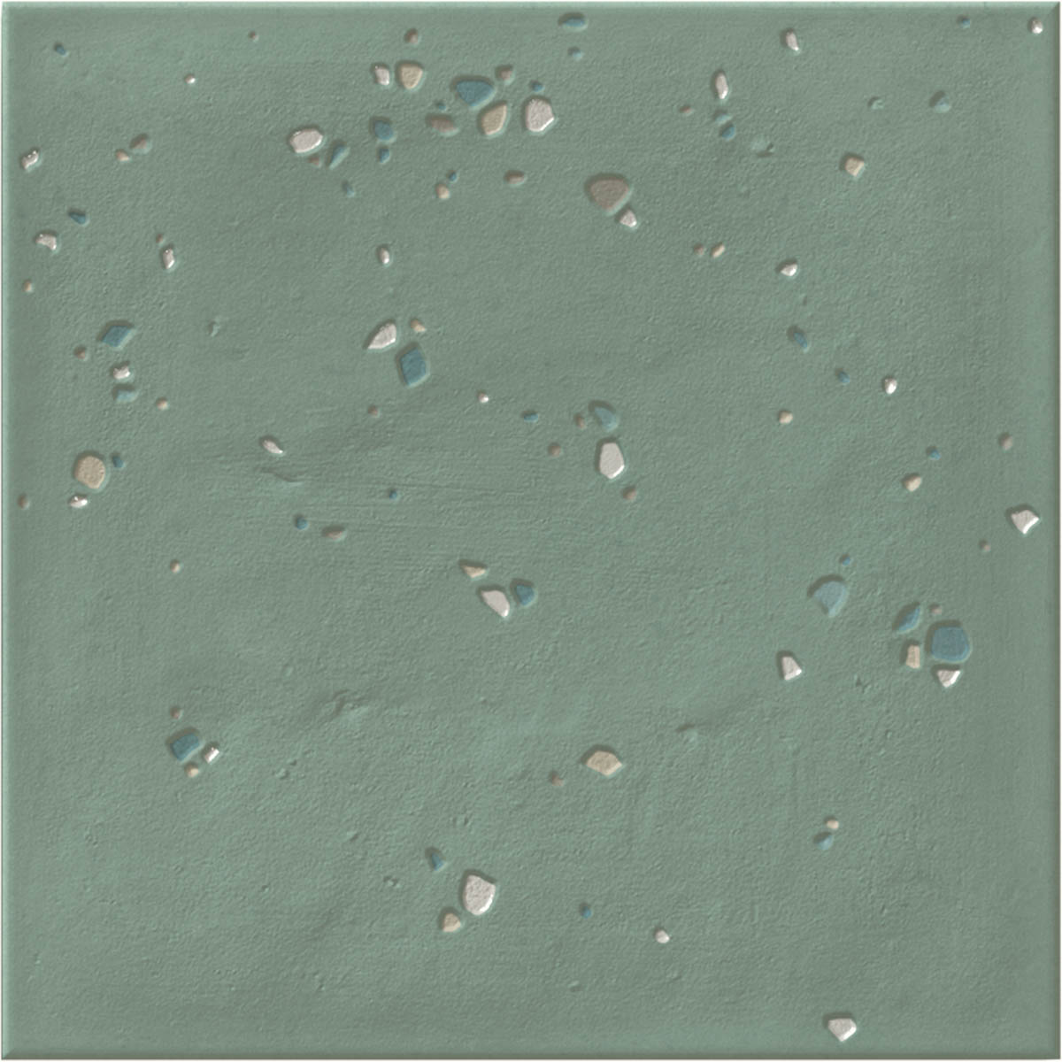 Stardust Pebbles Teal Matt Πλακάκι 15x15cm 10mm