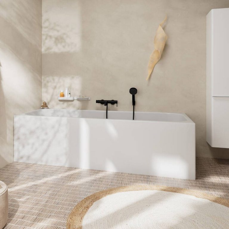 Tecturis S Ecosmart Bronze Brushed PVD Σετ Μπαταρίας Λουτρού - Image 2