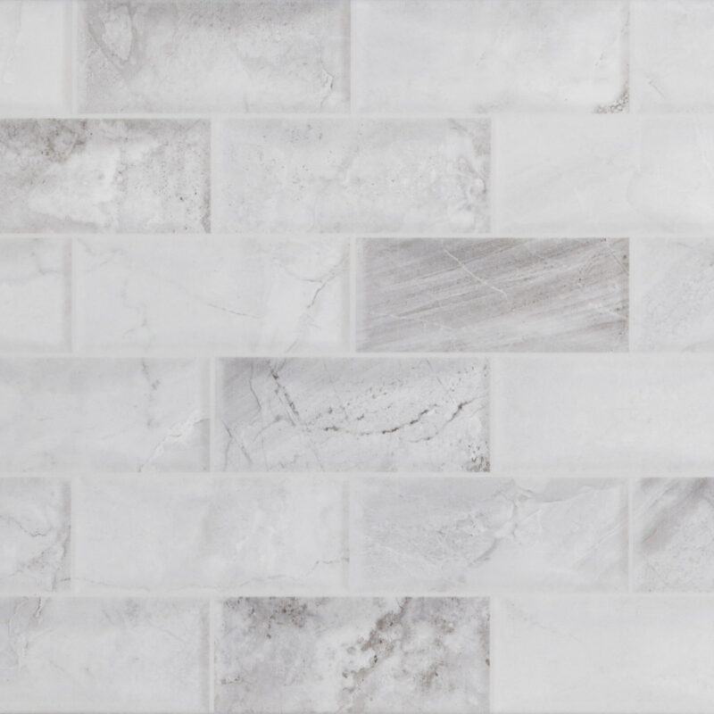 Syros Grey Mosaico Glossy Πλακάκι 30.5×60.5cm 10mm