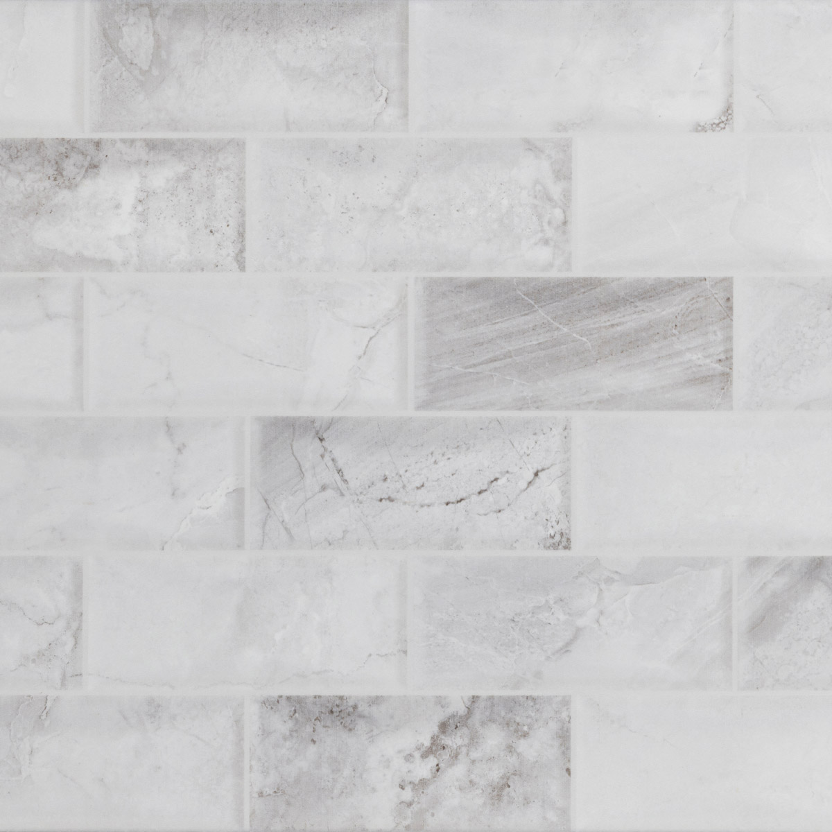 Syros Grey Mosaico Glossy Πλακάκι 30.5×60.5cm 10mm