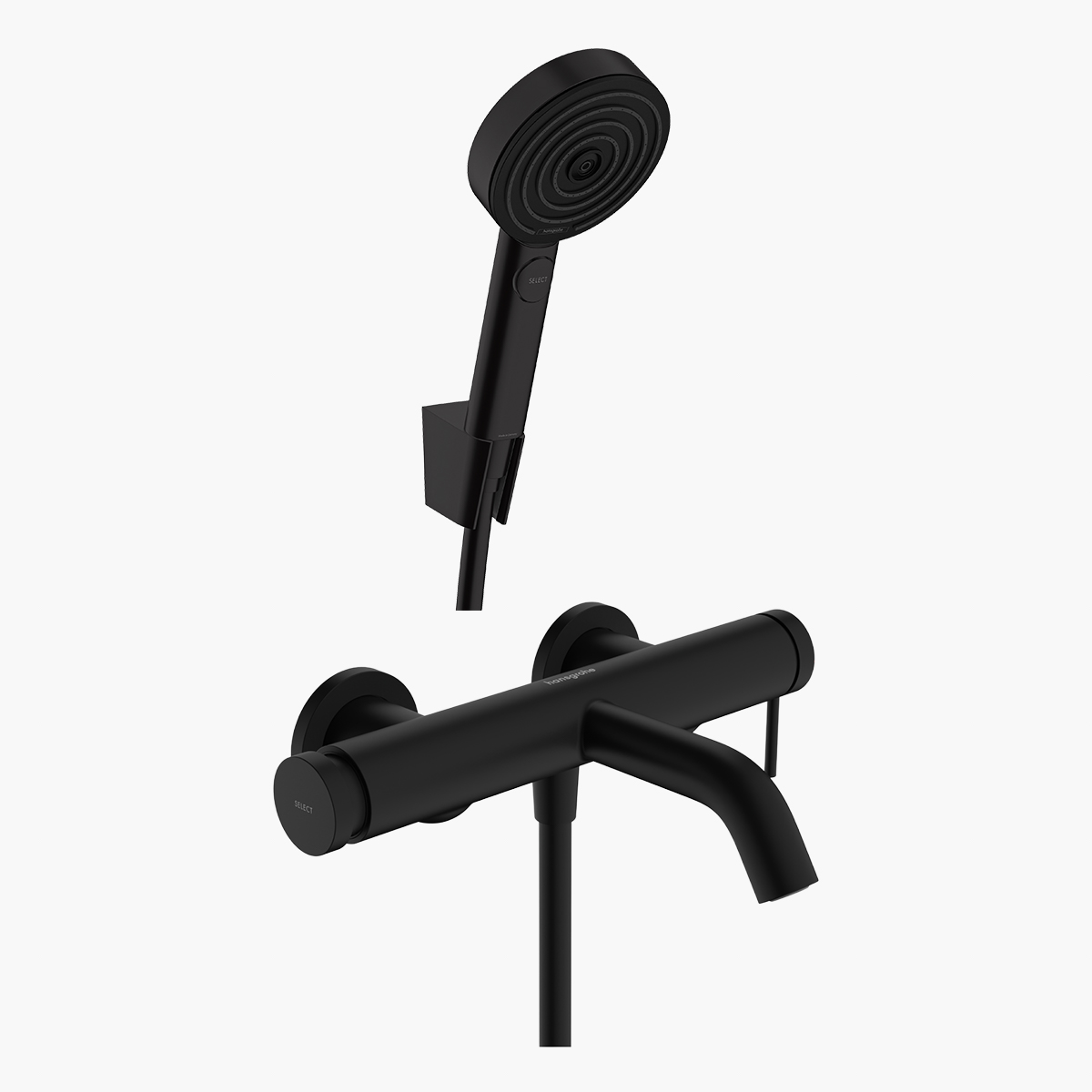 Tecturis S Ecosmart Bronze Brushed PVD Σετ Μπαταρίας Λουτρού