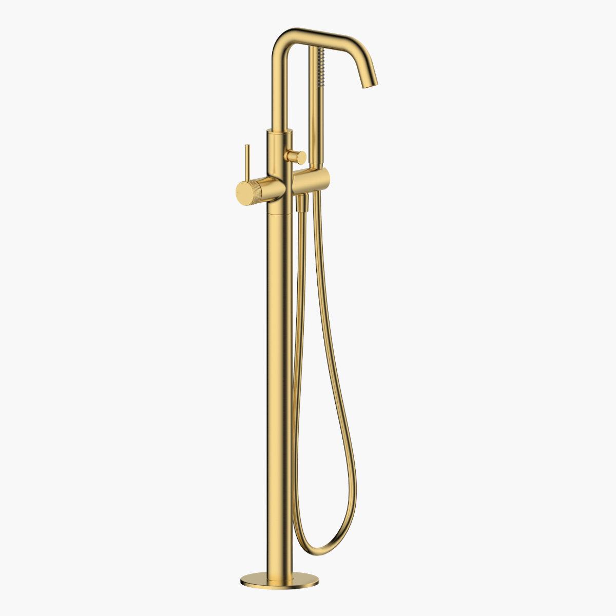 Amelia Gold Brushed PVD Σετ Μπαταρίας Λουτρού επιδαπέδιο με box